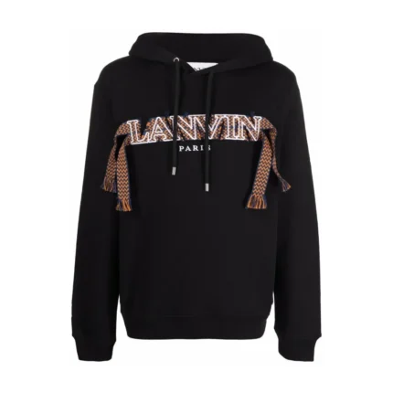 Lanvin Curb Lace Embroidery Hoodie