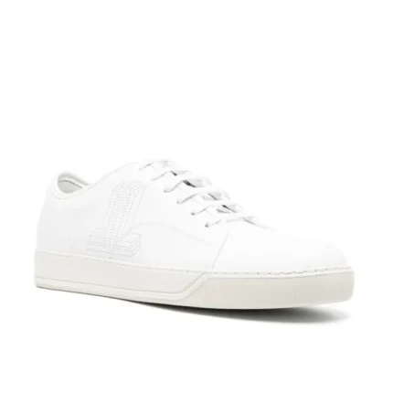 Lanvin Perforated Logo Sneakers