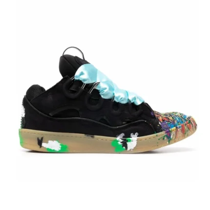 Lanvin Curb Paint Splatter Sneakers