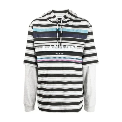 Lanvin Striped Multicolored Hoodie