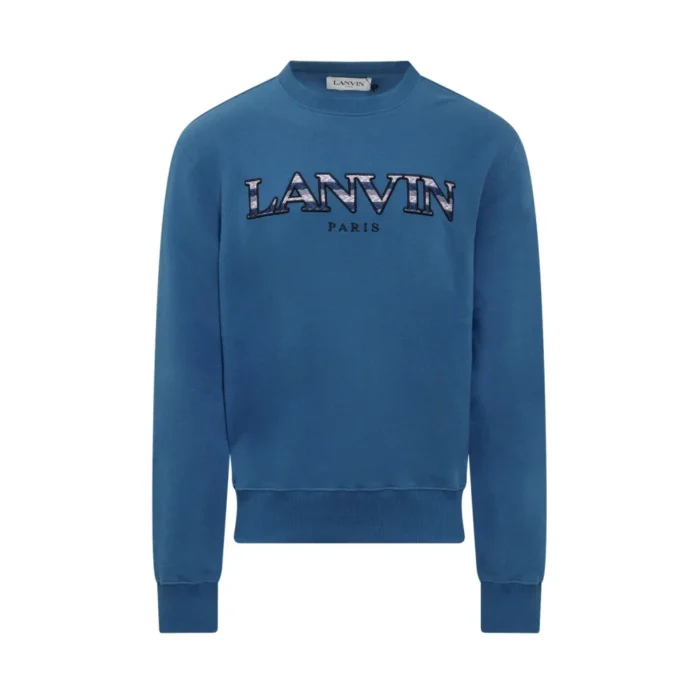 Logo Embroidered Crewneck Lanvin Sweatshirt